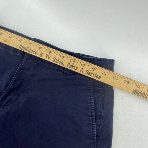 GAP Women's Blue Chino Khaki 5" Shorts Size 4 Casual Summer Flat Front - Picture 6 of 9